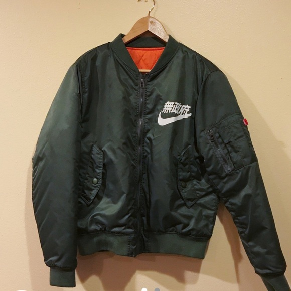 nike kanji bomber jacket
